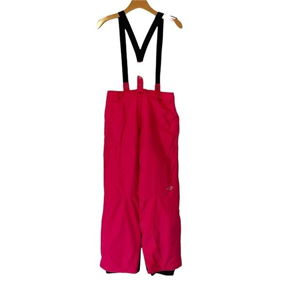 Columbia Omni-Tech‎ Pink Black Ski Pants Size 14/16 - Picture 3 of 9